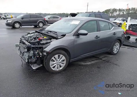 2024 Nissan Sentra S из США, поврежденный, VIN 3N1AB8BV5RY301648